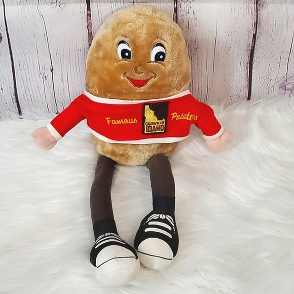 Vintage 90s Idaho Potato Buddy Famous Idaho Potato Spud Plush Stuffed Animal 18" - Picture 15 of 16